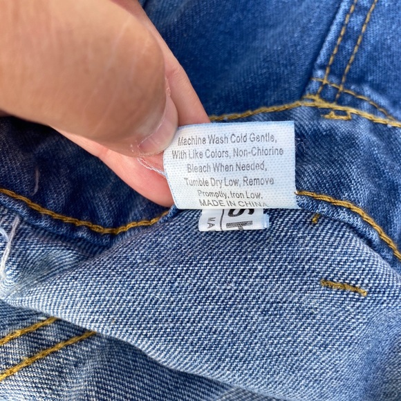 For sassy1950…SOLD🌼New jean short/skirt - Picture 10 of 16